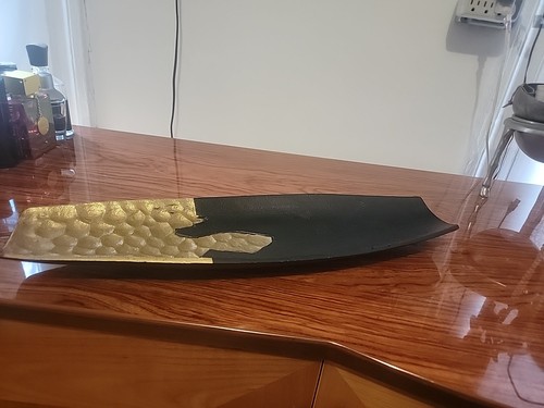 Daito black and gold boat - black,