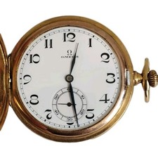 Vintage Orologio Tasca Omega 46mm Placato Oro GOOD CONDITION