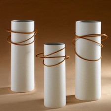 Vaso Midollino. Alto arredo in