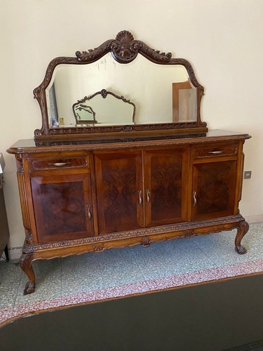 Credenza con specchio legno - specchio, in