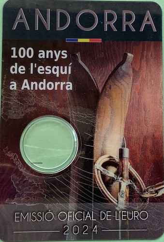 Andorra euro coin card 2024 - andorra,