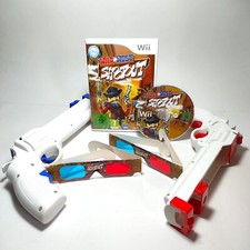 WILD WEST SHOOTOUT gioco completo NINTENDO WII + PISTOLE Pal Multilingua