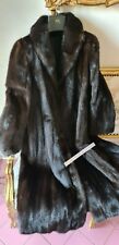 cappotto di visone americano pelli intere taglia 46-48 in ottimo stato 