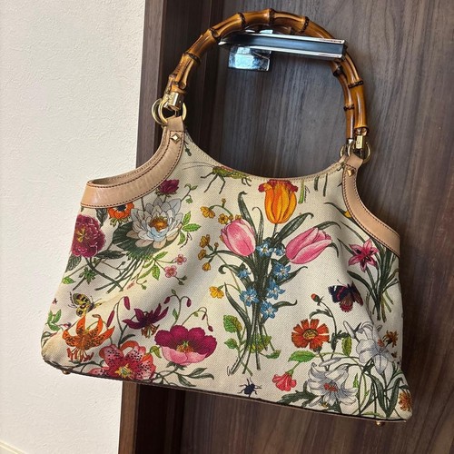 Borsa tracolla gucci bamboo - a,