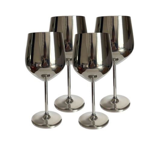 Bicchiere vino acciaio - in,