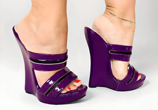 Sandali con zeppa mules