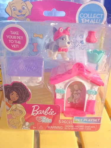 Barbie pets dog - barbie, playset