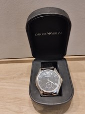 Emporio armani orologio in pelle nero uomo 43mm (ar1703) list. 229 €