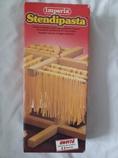 Asciugapasta vintage in legno