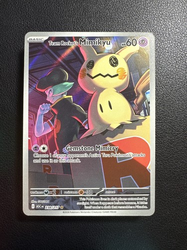 Team rocket mimikyu 238 217 - team,