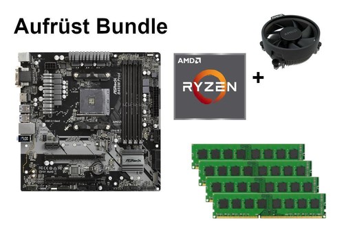 Bundle asrock b450m pro4 - b450m,