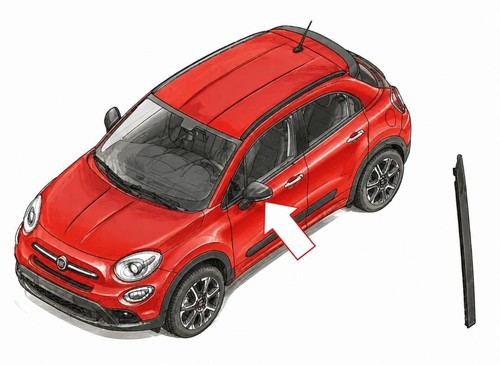 Modanatura porta destra fiat - modanatura,