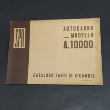 Catalogo di ricambi per autocarro SPA mod. A.10000, 1947. Rilegatura con strappi