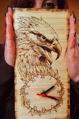 Orologio parete artigianale - da,
