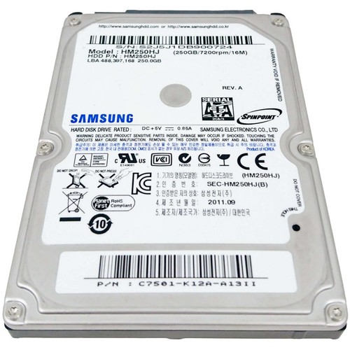 Hard disk 250gb samsung - hard, sata