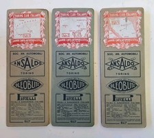 Carta automobilistica Touring Club Italiano Lotto 3 fogli 1-2-5 scala 1:300.000
