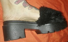 Windsor Smith sandali mare fur