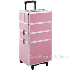Trolley valigia beauty rosa - trolley,