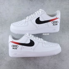 Nike Air Force 1 Custom Audi RS - sneakers AF1 personnalisé GTI Renault BMW