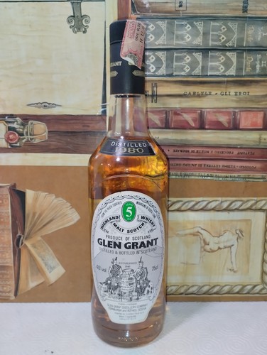 Glen grant years 1980 whisky - 5,