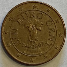 1 Centesimo di Euro 2002