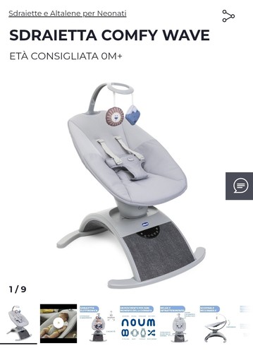 Chicco sdraietta comfy wave - chicco,