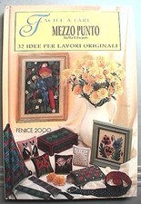 MEZZO PUNTO 32 idee per lavori originali Stella Edwards Manuale Cucito Ricamo di