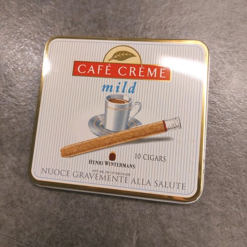 Scatola latta sigari café - scatola,