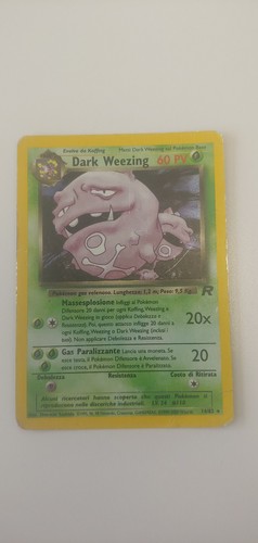 Pokémon card dark weezing - dark,
