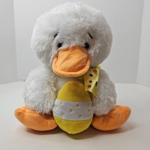 Peluche uovo anatra bianca - peluche,