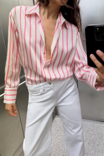 Zara camicia basic effetto - zara,
