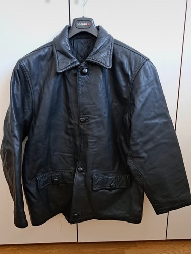 Giaccone vera pelle vintage - pelle,