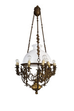 Lampadario lanterna antico in