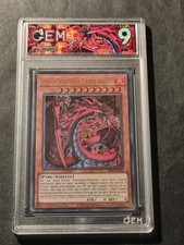 YUGIOH! - URIA SIGNORE DELLE FIAMME ARDENTI - SDSA IT042 - GRADED CARD 9 -NO PSA