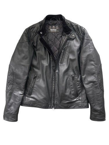 Giacca pelle uomo barbour - pelle,