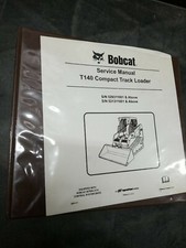 Bobcat T140 Compactor Track Loader Manuale di servizio 