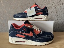 Nike Air Max 90 x Levi's Denim Nike By You ID Taglia UK 11 Rara NUOVO