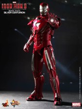HOT TOYS MMS213 IRON MAN 3 - IRON MAN SILVER CENTURION MARK XXXIII scale 1/6