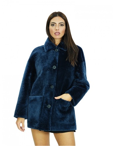 Cappotto montone lungo cm - cappotto,