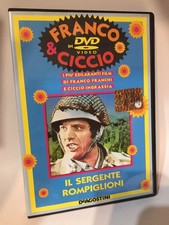 il Sergente Rompiglioni DVD Franco & Ciccio e Editoriale Come Da Foto