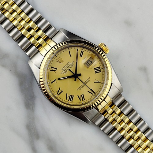 Rolex datejust bicolore - datejust, 36