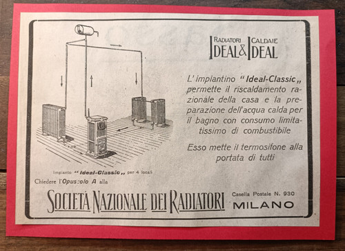 1925 milano pubblicita con - 1925, in