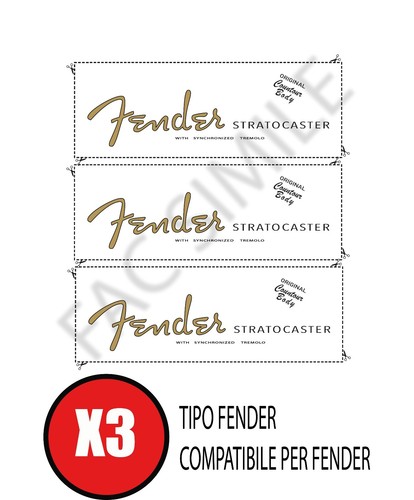 Decal tipo fender - 3,