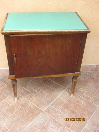 Comodino radica noce - comodino, di
