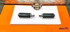 Harley Davidson coppia pedalini cromati logo originali Sportster Softail Dyna