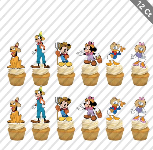 Topolino contadino cupcake - topolino,