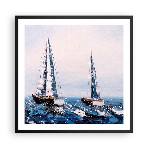 Poster 60x60cm barche vela - poster, a