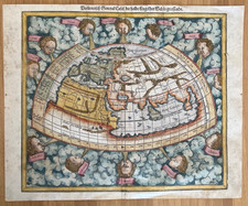 Antica mappa del mondo