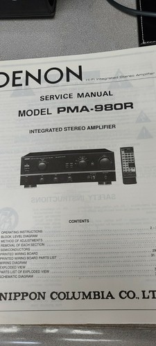 Denon pma 980r amplificatore - denon, pma-980r