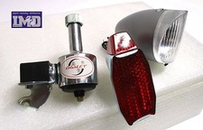 Set fanalini luci fari anteriore + posteriore + dinamo da bici OLANDA GRAZIELLA 